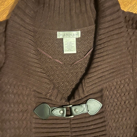 Hannah Brown Sleeveless Knit Vest Sz L NWT - Picture 3 of 5